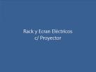 VIDEO ECRAN - RACK Y PROYECTOR ELÉCTRICOS - GOB. REG. DE ICA