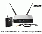 Micrófono Inalámbrico Shure QLXD14/WA305 (Guitarra)